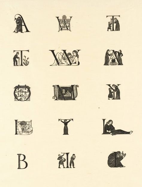 James Russell: Engraved Letters by Eric Gill Eric Gill, James Russell, Woodcut Print, Holding Space, Book Of Poems, Digital Museum, Tattoo Cover, Collaborative Art, Vintage Typography