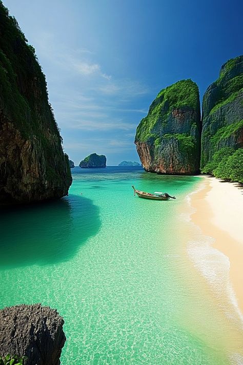 Discover the Exotic Beaches of Phuket, Thailand 🏝✨ Explore the stunning beaches of Phuket, from the lively Patong Beach to the tranquil shores of Kata Beach. Enjoy vibrant nightlife, crystal-clear waters, and tropical landscapes for the perfect beach escape. 🌿🌞 #PhuketBeaches #ThailandParadise #BeachEscape #TravelInspiration Phuket Beach, Patong Beach, Exotic Beaches, Phuket Thailand, Tropical Landscaping, Summer Wallpaper, Crystal Clear Water, Phuket, Places To See