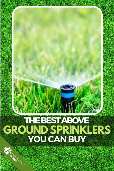 Not everyone wants to invest in an in-ground sprinkler system, and honestly, in some places, it’s more hassle than it’s worth. But how do you choose an above ground sprinkler for your home? Take a look at the pros and cons of some of the best sprinklers for above ground yard watering to learn more about use, care, and overall effectiveness for various applications. #sprinklersystems #abovegroundsprinkler #sprinklerreviews #lawndgarden #comparesprinklers Above Ground Sprinkler System Diy, Diy Sprinkler System Underground, Diy Flower Bed Sprinkler System, Home Sprinkler System, Above Ground Sprinkler System, How To Install Underground Sprinklers, In Ground Sprinkler System, Sprinkler System Diy, Irrigation System Diy