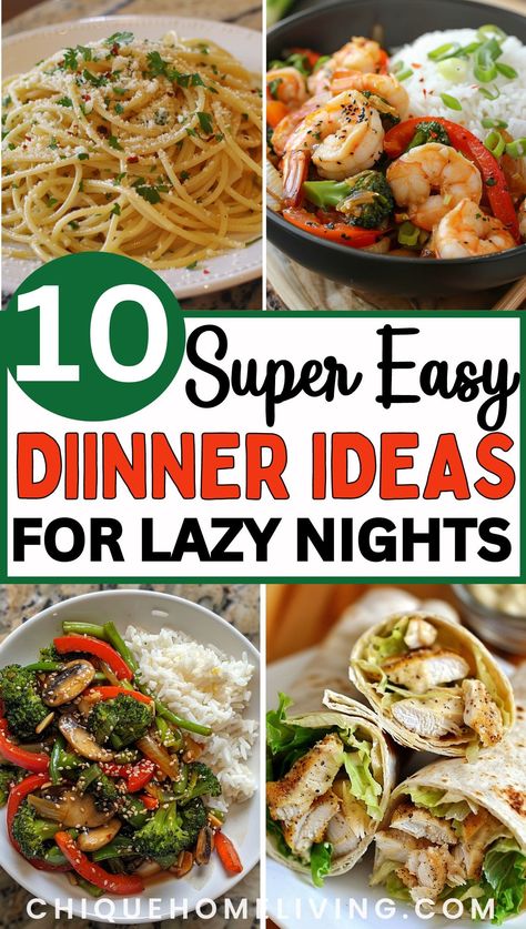 Quick Easy Dinners For Two, Super Easy Dinner Recipes, Simple Tacos, Easy Weekend Dinners, Busy Night Dinner, Easy Dinner For 2, Quick Evening Meals, Sheet Pan Meals, Easy Dinners For Two