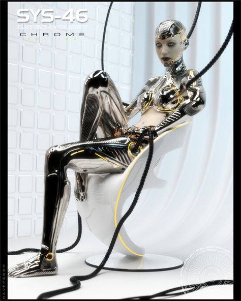 ArtStation - System 46 level 4 morph for Genesis 3 female, Dave Abbott Cyborgs Art, Android Robot, Cyberpunk Girl, Genesis 3, Arte Robot, Cyberpunk Aesthetic, Arte Cyberpunk, Daz 3d, Cyberpunk Character