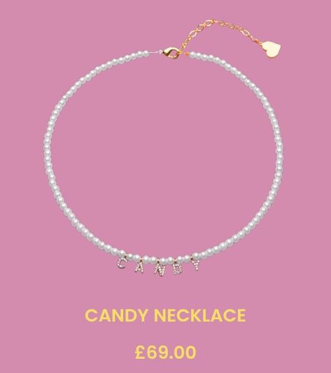 Candy Necklace Lana Del Rey, Lana Del Rey Candy Necklace, Lana Merch, Lana Del Rey Necklace, Boho Projects, Lana Del Rey Merch, Cute Merch, Tunnel Under Ocean Blvd, Under Ocean