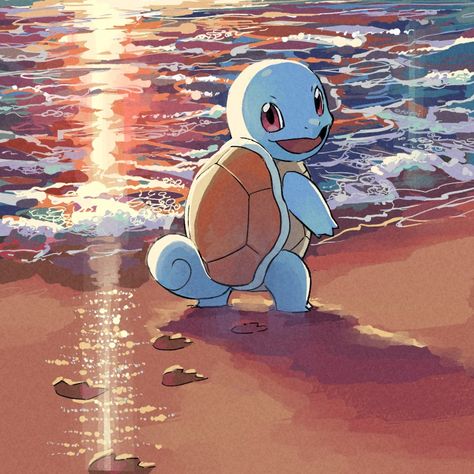 Squirtle Pokemon Art, Squirtle Drawing, Charmander Art, Pokemon Photo, Japanese Pop Art, Arte Indie, Doraemon Cartoon, Pokémon Art, Pokemon Pokedex