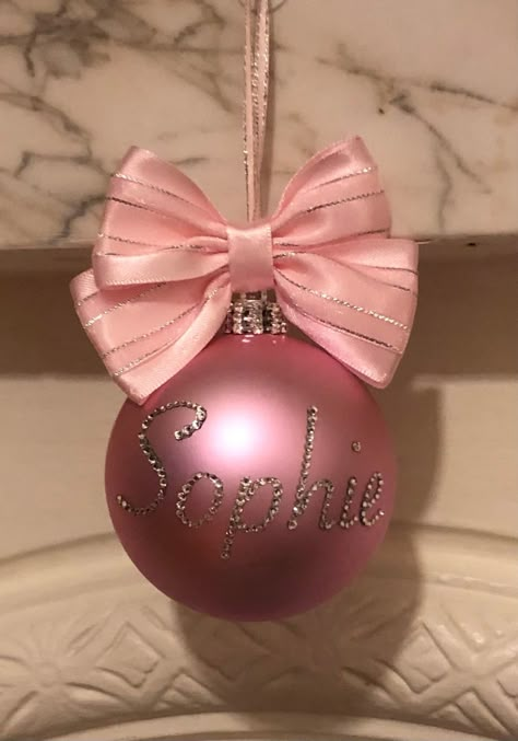 Ornament Craft Ideas, Barbie Christmas Ornaments, Ornament Craft, Pink Xmas, Christmas Barbie, Holiday Decorating Ideas, Christmas Blessings, Glitter Ornaments, Finches