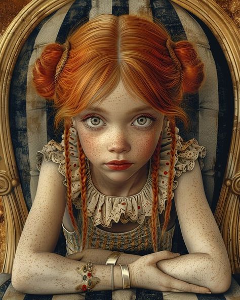 8 x 10 inch Collectible Art Print Highest Quality Photo Stock 68430768 | eBay Big Eyes Art Vintage, Vintage Lady Illustration, Russian Redhead, Illustrated Ladies, Big Eyes Artist, Baby Mommy, Whimsical Art Journal, Abstract Ideas, Writing Projects