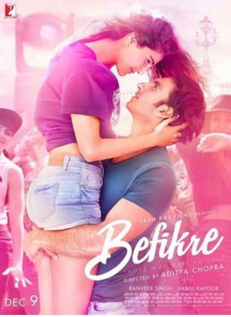 Befikre Movie, Film Romance, Mission Impossible 7, Vishal Shekhar, Bollywood Posters, Bollywood Music, Movies 2016, Ranveer Singh, Mp3 Song Download