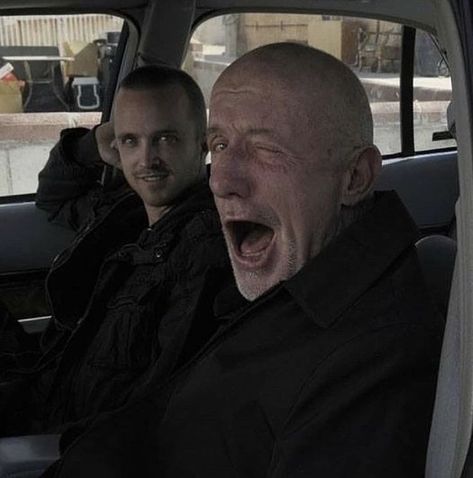 Mike And Jesse, Jesse And Mike, Breaking Bad Cast, Beaking Bad, Breaking Bad 3, Mike Ehrmantraut, Famous Amos, Jonathan Banks, Better Call Saul Breaking Bad