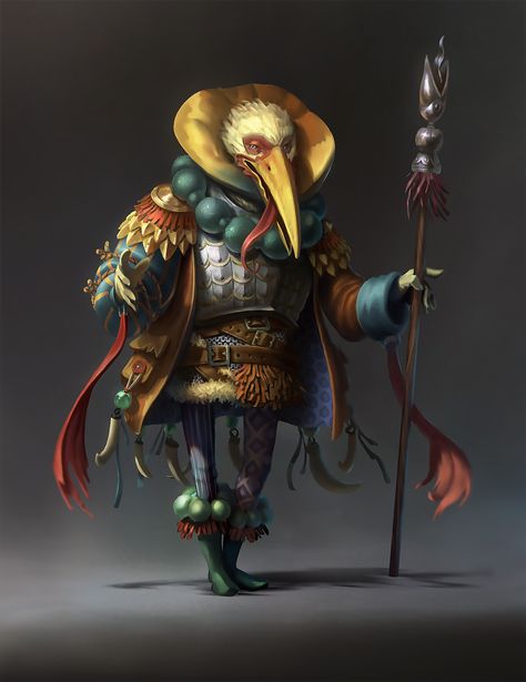 The Bird Man, Brun Croes on ArtStation at https://www.artstation.com/artwork/vYB6A Bird Man, Bird People, Fantasy Races, Dungeons And Dragons Characters, Dnd Art, Dungeons And Dragons Homebrew, Wow Art, Fantasy Concept Art, High Fantasy