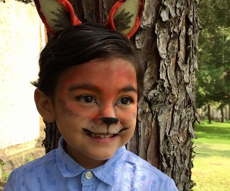 Fox Makeup for Kids Fox Halloween Makeup For Kids, Fox Costume Makeup, Fox Halloween Makeup, Fox Makeup Halloween, Makeup For Kids, Halloween Makeup For Kids, Fox Halloween, Fox Makeup, School Costume