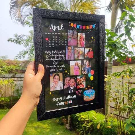 Trending calendar photo frames 499/- freeship, 💕 WhatsApp 9679727880 to place your orders! #frame #photoframe #framing #gifts #birthday Brithday Idol Edit Photo, Brithday Idol, Edit Photo Frame, Calendar Photo, Gifts Birthday, The Girl Who, Model Photos, Shine Bright, Photo Frames