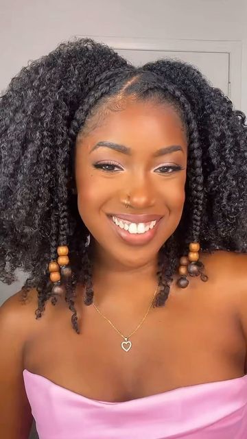 Bangs Style Ideas, Stylish Braids, Bangs Style, Hairstyles For Natural Hair, Hair Styles Ideas, Cabello Afro Natural, Haircut With Bangs, Quick Natural Hair Styles, Oval Face Hairstyles