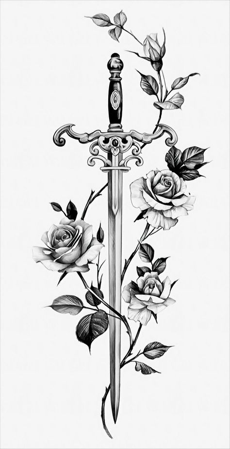 Roses Tattoo Design, Long Tattoo, P Tattoo, Black Cat Tattoos, Up Tattoo, Epic Fail, Traditional Tattoo Art, Tattoo Arm, Dark Art Tattoo