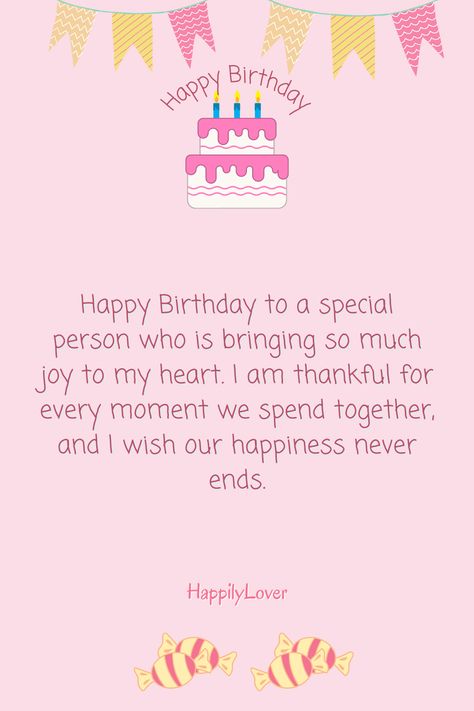 Birthday Wish For Girlfriend Romantic, Birthday Greetings For Girlfriend, Happy Birthday Wishes For Girlfriend, Happy Birthday Wishes For Her, Birthday Message For Him, Special Happy Birthday Wishes, Birthday Message For Boyfriend, Happy Birthday Girlfriend, Happy Birthday Captions