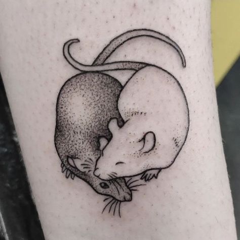 White Rat Tattoo, Spooky Rat Tattoo, Rat With Flowers Tattoo, Mice Tattoo Design, Rat Memorial Tattoo, Tiny Rat Tattoo, Pet Rat Tattoo, Gerbil Tattoo, Rat Tattoo Simple