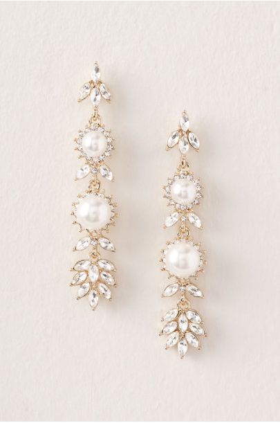 https://www.bhldn.com/products/garden-party-earrings Bridesmaids Styles, Beautiful Wedding Jewelry, Wedding Accessories For Bride, Wedding Jewelry For Bride, Party Earrings, Bride Jewellery, Sea Glass Jewelry, Gorgeous Earrings, Badgley Mischka