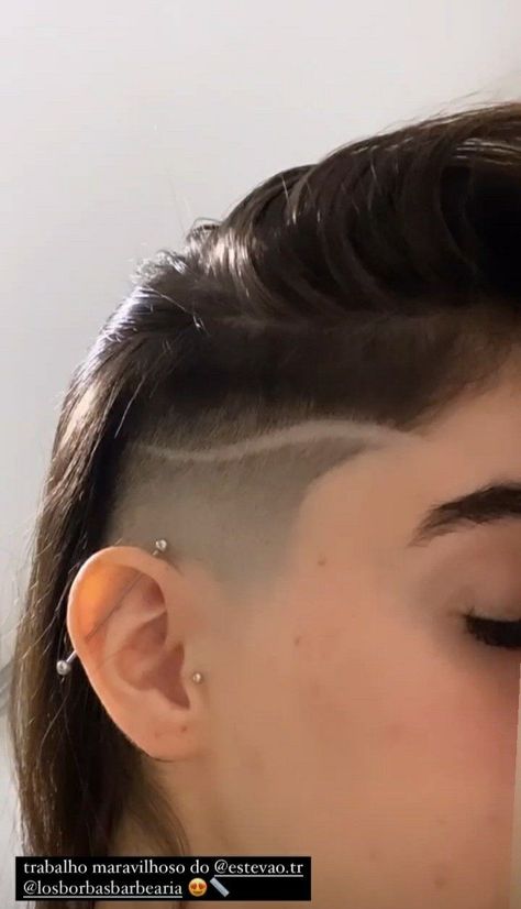 Side Shave Design, Shave Designs, Undercut Long Hair, Half Shaved Hair, Shaved Hair Designs, Keto Lifestyle, Girl Haircuts, Shaved Head, Undercut Hairstyles