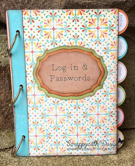 Organizer Notebook, Arc Planner, Password Book, Password Organizer, Password Books, K Crafts, Notebook Organization, Keep Growing, Binder Organization