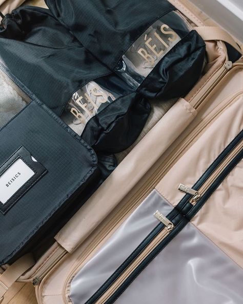 Stay organized from departure all the way to arrival. Shop "The Packing Cubes" on 06.12.19. #BeisTravel Bagail Packing Cubes, Airport Travel Outfits, Efficient Packing, Wet Dry Bag, Packing Essentials, Travel Cubes, Suitcase Organization, Suitcase Packing, Travel Capsule