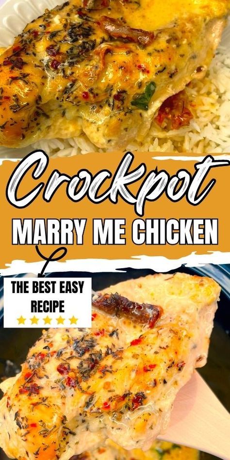 Marry Me Chicken Crock Pot, Crockpot Marry Me Chicken, Pressure Cooker Recipes Chicken, Chicken Crock Pot, Marry Me Chicken Recipe, Chicken Tacos Easy, Chicken Crockpot Recipes Easy, Marry Me Chicken, Crock Pot Recipe