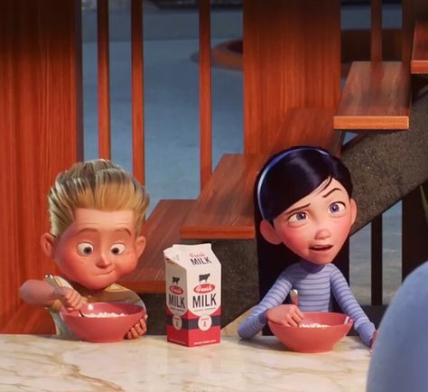 *DASH/DASHIELLE PARR & VIOLET PARR ~ The Incredibles 2 , 2018 Incredibles Violet And Dash, Dash And Violet, Incredibles Aesthetic, Dash Incredibles, Violet The Incredibles, Violet Incredible, Dash Parr, The Incredibles 1, Disney Incredibles