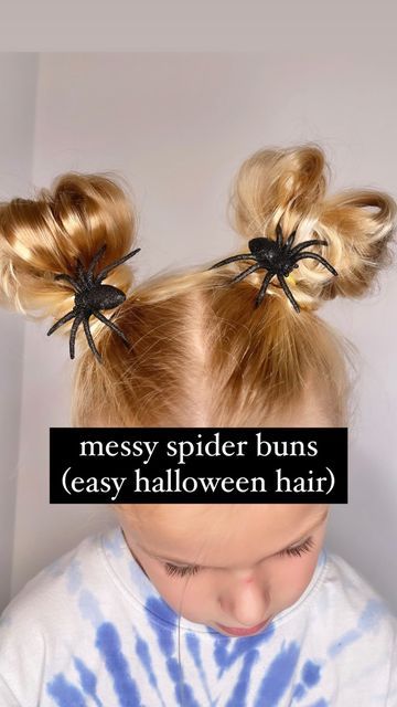 Puff Hairstyle, Halloween Hairstyle, Halloween Makeup For Kids, Halloween Chic, Pumpkin Hair, Olive Hair, Witch Hair, Hair Puff, Wacky Hair