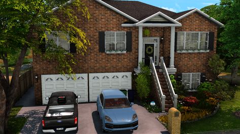 Sims 4 Free Mods, Sims 4 Family House, Sims 4 Content, The Sims 4 Lots, Sims Freeplay Houses, Sims 4 Family, Play Sims 4, Sims 4 Bedroom, Sims 4 House Building