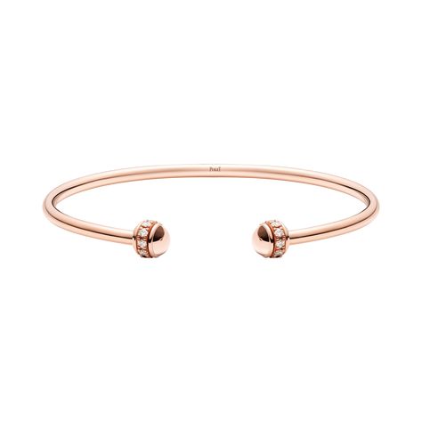 Rose gold Diamond open bangle bracelet - Piaget Luxury Jewellery G36PQ100 Piaget Rose, Piaget Possession, Piaget Jewelry, Luxury Jewelry Store, Rose Gold Bangle Bracelet, Open Bangle Bracelet, Rose Gold Bangle, Bracelet Rose Gold, The Bangles