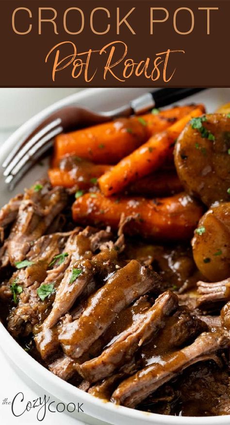 Easy Slow Cooker Pot Roast, Pot Roast Crockpot, Roast Crockpot, Crockpot Pot Roast, Slow Cooker Pot Roast Recipes, Crockpot Roast Recipes, Pot Roast Crock Pot Recipes, Chuck Roast Recipes, Pot Roast Recipe