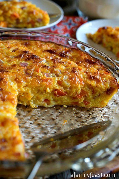 Ham And Cheddar Quiche, Bacon Cheddar Quiche, Cheese Quiche Recipe, Cheddar Quiche, Easy Quiche, Quiche Recipes Easy, Cheese Quiche, Bisquick Recipes, Breakfast Quiche