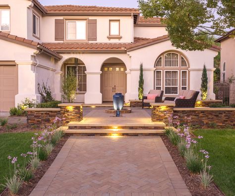 No-grass front yard ideas: 10 ways to say goodbye to a lawn | Front Lawn No Grass Ideas, Grass Free Landscaping, Grass Free Front Yard, No Grass Front Yard, Small Ornamental Trees, Ways To Say Goodbye, Front Yard Ideas, Pebble Garden, Drought Tolerant Perennials