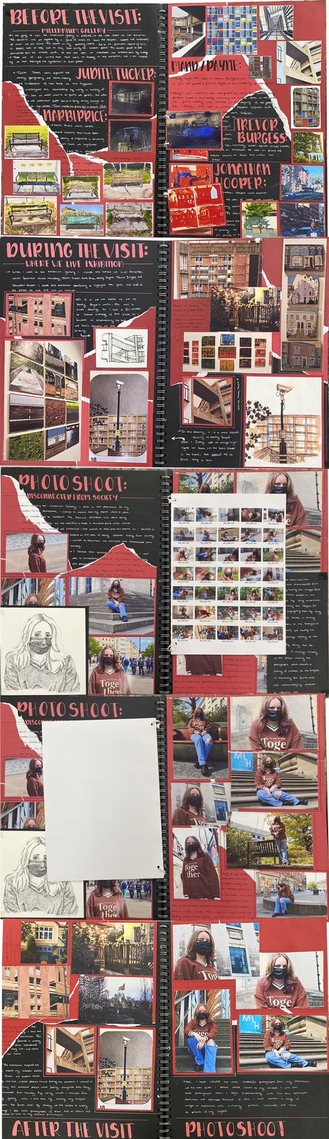 Alevel Art Photoshoot Page, Photography Sketchbook Layout Ideas, A Level Art Sketchbook Photoshoot, Gsce Art Photoshoot Page, Gcse Drama Portfolio Ideas, A Level Graphics Sketchbook Layout, Gcse Art Annotation Sketchbook Ideas, Gcse Photography Sketchbook Title Page, Gcse Fine Art Sketchbook