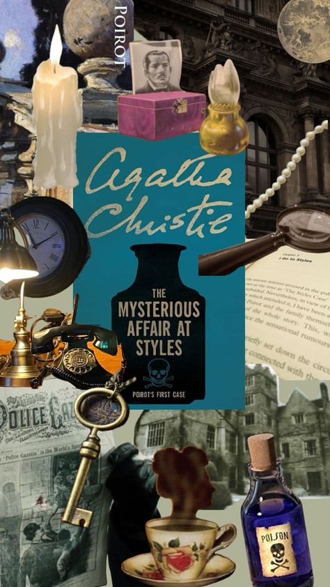 The Mysterious Affair at Styles by Agatha Christie The Mysterious Affair At Styles, Mysterious Affair At Styles, Agatha Christie, Your Aesthetic, Creative Energy, Energy, Collage, Books