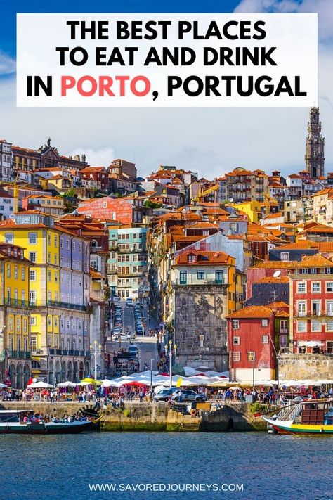 Click to see the best places to eat and drink in Porto, Portugal - from Michelin star restaurants to the best Port houses. | Porto restaurants | Port Houses in Porto | Vila Nova de Gaia | #porthouses | #porto Things To Do In Portugal, Porto Travel Guide, Porto Portugal Travel, Things To Do In Porto, Porto Travel, Portugal Vacation, Portugal Travel Guide, Braga Portugal, Visit Portugal