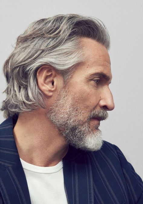 Older Mens Long Hairstyles, Older Men Haircuts, Older Mens Hairstyles, Hair Man, Grey Hair Men, Grey Beards, Mens Hairstyles Medium, Wavy Hair Men, Men's Long Hairstyles