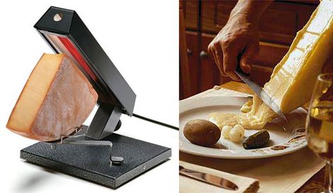 immmmm Raclette Machine, Swiss Raclette, Raclette Recipes, Raclette Party, Raclette Cheese, Raclette Grill, Cheese And Wine, Queso Fundido, Cheese Maker