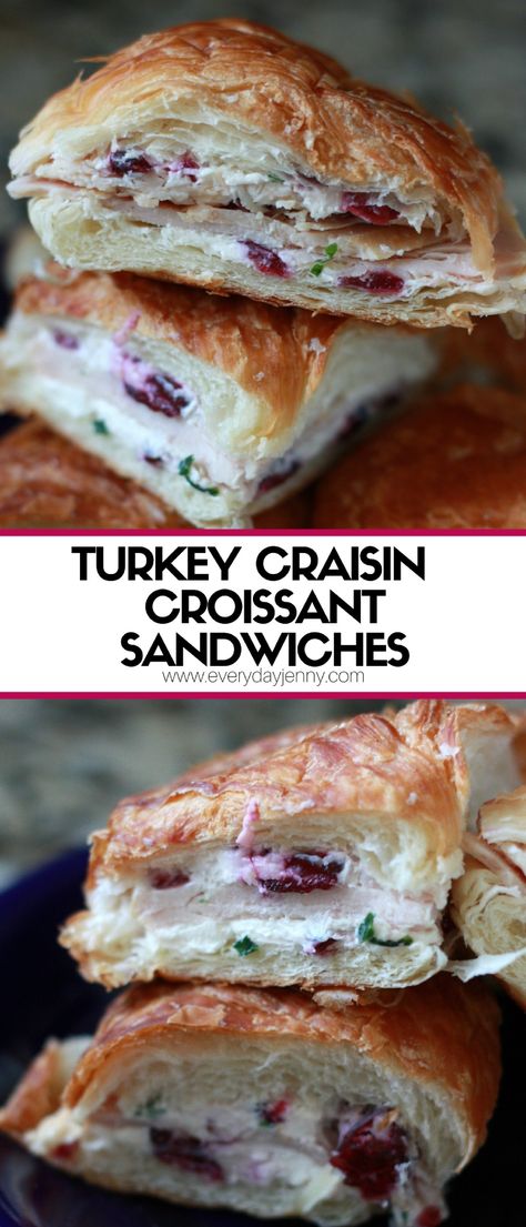 what Turkey Croissant, Croissant Sandwiches, Party Salad, Salad Simple, Tea Party Sandwiches, Chicken Salads, Croissant Sandwich, Food Salad, Party Sandwiches