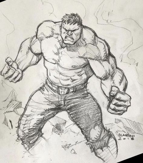 Avengers Characters Drawings, Hulk Pencil Drawing, Hulk Pencil Sketch, Super Heroes Drawings, Marvel Artwork Drawing, Hulk Sketch Pencil Drawing, Superhero Sketches Pencil, Hulk Smash Drawing, Marvel Hulk Art