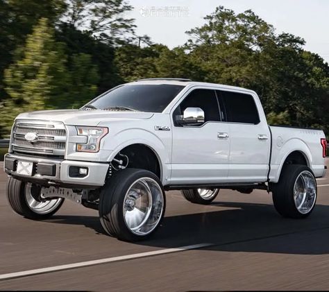 Roush F150, Dropped Ford F150, Lifted F150 White, Lifted White Ford F150, Tremors Ford F150, F150 Platinum, Ford F150 Xlt, Lifted Ford F150 97-03, Ford Trucks F150