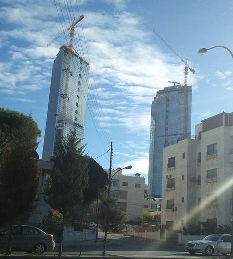 Jordan Gate Towers as seen from the west Amman Jordan, Architectural Photography, Amman, Architecture Photography, Gate, Jordan, Tower, Architecture, Building