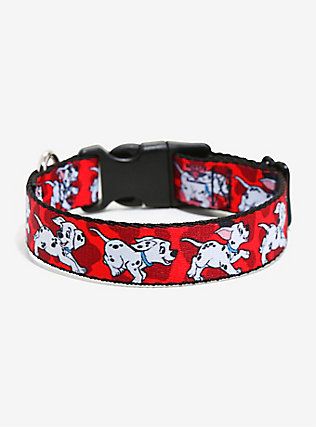 Disney 101 Dalmatians Dog Collar, RED Dog Accesories, Style List, Cute Dog Collars, Disney 101 Dalmatians, Small Dog Collar, Pet Advice, Dalmatian Print, Dalmatian Dogs, House Things