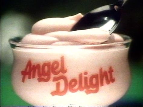 Strawberry flavour Angel Delight Angel Delight, Old Sweets, Paper Paste, 80s Childhood, Pink Powder, 70s Nostalgia, Pink Angel, 1980s Childhood, 1970s Childhood