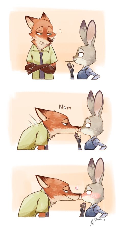 Nick/Judy by Ganym0 on DeviantArt Awesome Sketches, Zootopia Anime, Nick Judy, Disney Mignon, Zootopia Fanart, Zootopia Nick And Judy, Zootopia Comic, Zootopia Art, Nick And Judy