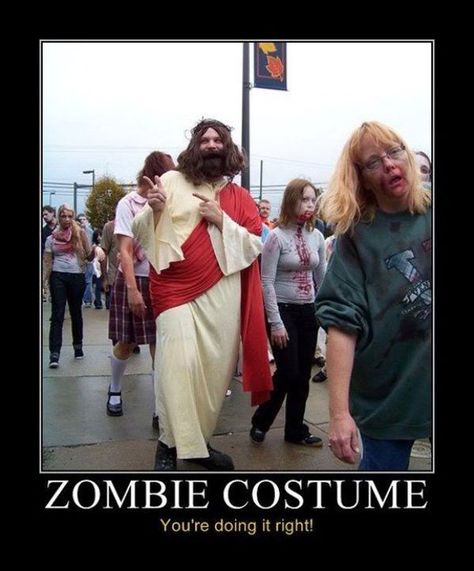 Zombie Jesus, Jesus Meme, The Meta Picture, 밈 유머, Zombie Costume, 웃긴 사진, Can't Stop Laughing, E Card, Funny Pins