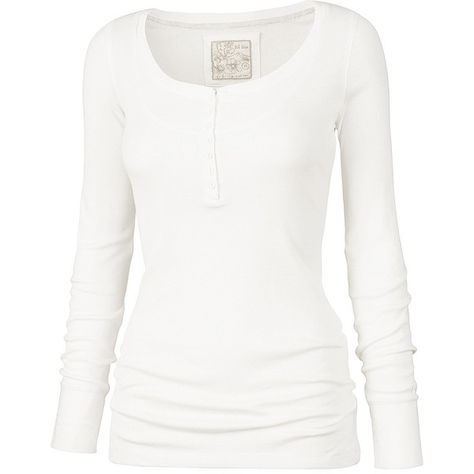 Long Sleeve Shirts Png, Tight Long Sleeve Shirt Outfit, Long Sleeve Shirt Outfits, Ribbed Tee, Cream Shirt, Henley T Shirt, Cool Summer Outfits, White Long Sleeve Top, White Long Sleeve Shirt