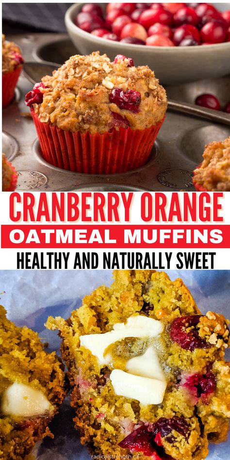 Oatmeal Muffins Gluten Free, Cranberry Orange Oatmeal, Orange Oatmeal, Oatmeal Muffins Healthy, What Is Gluten Free, Muffins Gluten Free, Muffins Healthy, Cranberry Orange Muffins, Orange Muffins