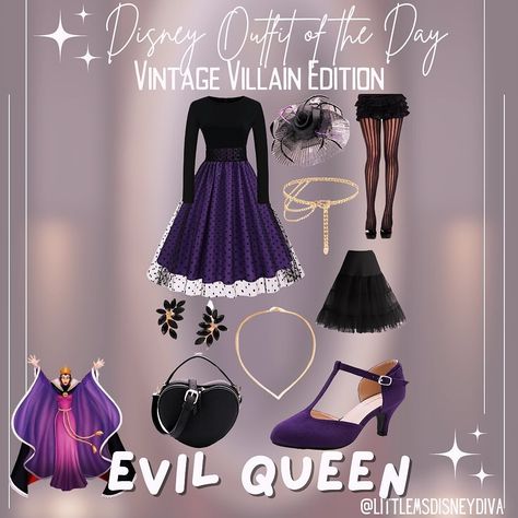 DisneyBound Style Series: Vintage Villain for Dapper Day Villain: All the Good Ones Disney Villains but make it Vintage. This was one of my favorite style series to create. I’m definitely more Princess than Villain but who doesn’t want to be bad ever so often 😈 #dapperday #disneyootd #outfitrecap #dapperdaydisneyland #dapperdaydisneyworld #dapperdayexpo #dappervillain #disneyvillain #vintagevillains #vintagedisneystyle #disneyhair #disneymakeup #disneyboundcommunity #disneybounds #disney... Disney Bound Villains, Dapper Day Disneyland, Villain Clothing, Disneybound Outfits, Styling Services, Outfit Planning, Disney Hair, Disney Makeup, Disney Outfit