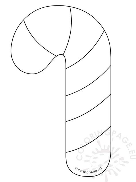 Candy Cane Template, Candy Cane Image, Candy Cane Coloring Page, Candy Cane Crafts, Candy Cane Decorations, Candy Ornaments, Candy Cane Ornament, Printable Chart, Free Candy