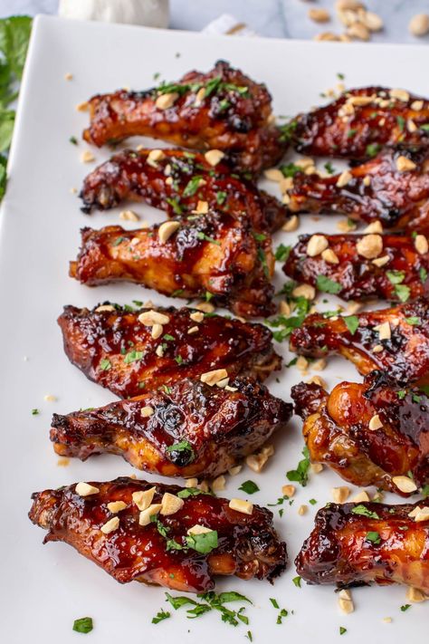 Vietnamese Chicken Marinade, Chicken Wings Recipes Oven, Asian Wings Recipe, Chicken Drummettes Recipes, Drummettes Recipes, Vietnamese Chicken Wings, Chinese Fried Chicken Wings, Recipe For Chicken Wings, Wings Recipe Oven