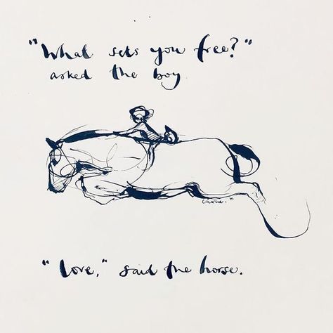 Charlie Horse, Charlie Mackesy, Riding Quotes, Horse Sketch, Horse Tattoo, Horse Quotes, Horse Drawing, Horse Drawings, Set You Free