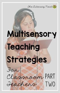 Multisensory Teaching Techniques in the Classroom | Summer is a great time to refresh your teaching, learn new skills and plan a different way of doing things for the next school year. Hopefully, that way will be multisensory. Click here for even more ways to incorporate multisensory learning strategies into your school day. The Literacy Nest #theliteracynest #ortongillingham #multisensoryreading #multisensorytechniques #teachingtechniques #learningstrategies Kindy Activities, Classroom Accommodations, Teacher Strategies, Multisensory Learning, Elementary Literacy Activities, Multisensory Teaching, Orton Gillingham Lessons, Multi Sensory Learning, Phonemic Awareness Activities